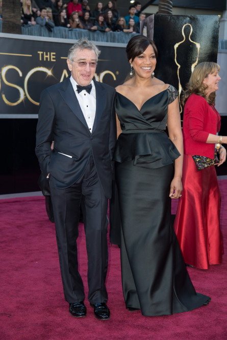 Robert De Niro a Grace Hightower na nedělním udílení Oscarů