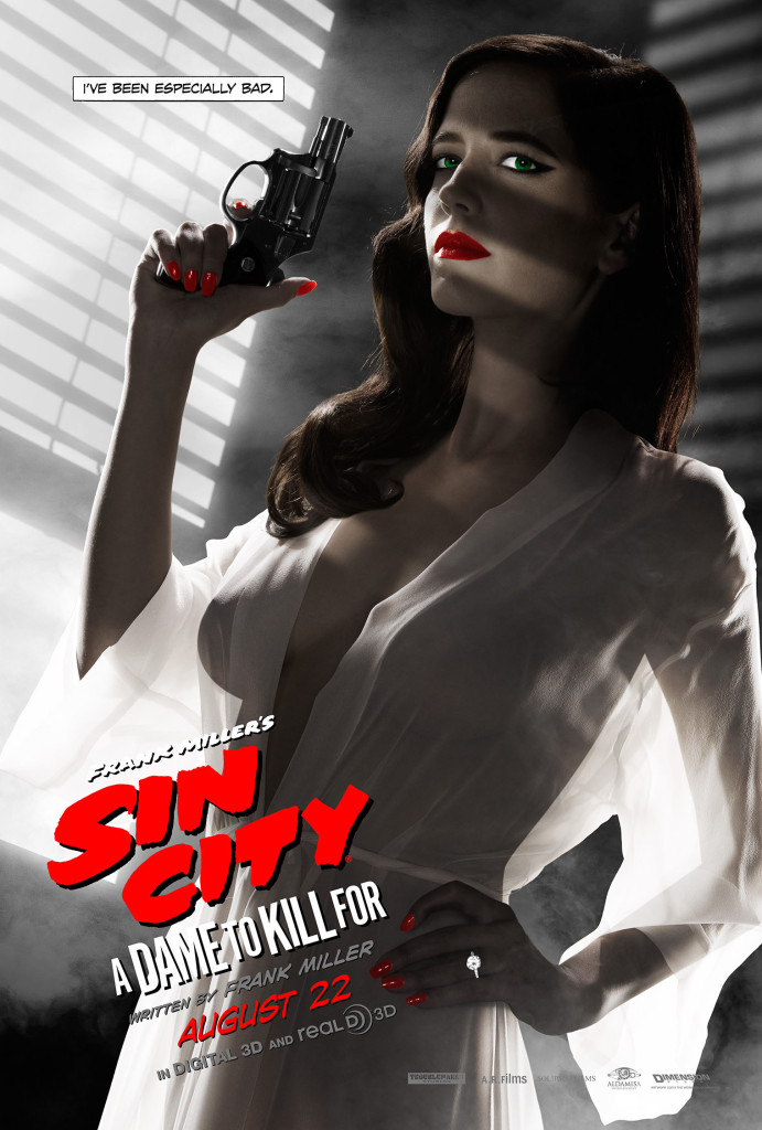 Eva Green na plakátu k pokračování Sin City 